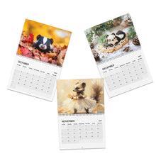 Load image into Gallery viewer, Skunk Calendar 2027, Funny Skunk Wall Calendar, Cute Skunk Art, Skunk Lover Gift