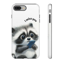 Load image into Gallery viewer, Cute Raccoon Tough Cases, Phone Cover For Kids, Protective Phone Case, Animal Lover Gift, Child Friendly Phone Accessories. iPhone Case