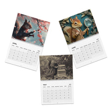Load image into Gallery viewer, Squirrel Calendar 2027, Cute Squirrel Wall Calendar, Squirrel Lover Gift, Woodland Animal Calendar, Wildlife Calendar, Nature Lover Gift
