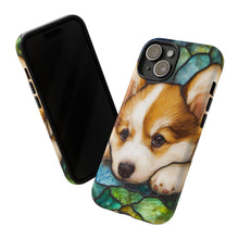 Load image into Gallery viewer, Corgi Dog Art Phone Case, Pet Lover Gift, Protective Cover