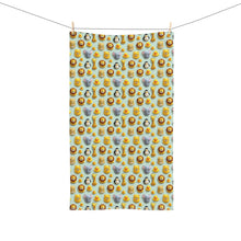 Load image into Gallery viewer, Cute Lion Penguin Duck 3D Pattern Hand Towel | Animal Print, Bathroom Towel
