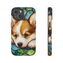 Load image into Gallery viewer, Corgi Dog Art Phone Case, Pet Lover Gift, Protective Cover