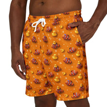 Load image into Gallery viewer, Rubber Duck & Clown Fish Swim Trunks