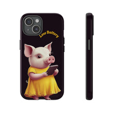 Load image into Gallery viewer, Cute Pig Cases, Animal Phone Cover, Kids Tough Protective Phone Case, Personalized Pig Phone Case, Cute Animal Tough Cover