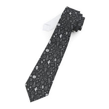 Load image into Gallery viewer, Men's Patterned Halloween Satin Necktie