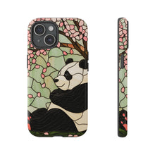 Load image into Gallery viewer, Panda Stained Glass Design Tough Phone Case