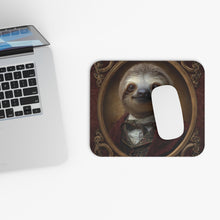 Load image into Gallery viewer, Victorian Sloth Portrait Mouse Pad, Office accesories, Gift for Animal Lover