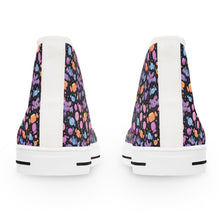 Load image into Gallery viewer, Women's Halloween High Top Sneakers – Chibi Bat & Candy