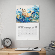 Load image into Gallery viewer, Seal Calendar 2027, Cute Seal Wall Calendar, Seal Lover Gift, Ocean Wildlife Art
