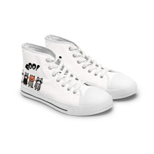 Load image into Gallery viewer, Halloween High Top Sneakers – Raccoon Costume Design