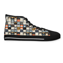 Load image into Gallery viewer, Colorful Cat High Top Sneakers