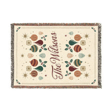 Load image into Gallery viewer, Vintage Ornament Pattern Woven Blanket