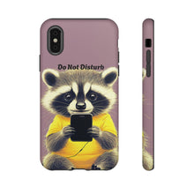 Load image into Gallery viewer, Cute Raccoon Tough Cases, Kids Phone Cover, Adorable Animal Smartphone Case, Protective Phone Shell, Gift for Children. iPhone Case