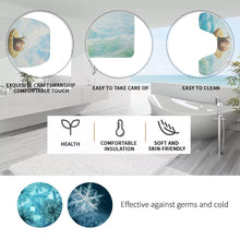 Load image into Gallery viewer, Snail Bathroom Set: Flannel Toilet Mat – Lid Cover & Bath Rug
