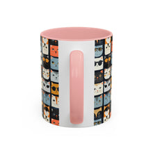 Load image into Gallery viewer, Cat Design Coffee Mug, Cute Kitty Ceramic Cup