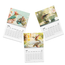 Load image into Gallery viewer, Hummingbird Calendar 2027, Colorful Hummingbird Wall Calendar, Bird Lover Gift, Nature Lover Gift, Bird Calendar, Wildlife Decor
