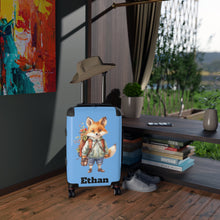 Load image into Gallery viewer, Personalized Kids Suitcase, Fox Design, Children's Luggage
