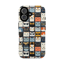 Load image into Gallery viewer, Playful Cat Faces Phone Case, Pet Lover Gift