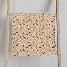 Load image into Gallery viewer, Lavender Sprigs and Butterflies Hand Towel