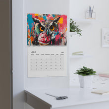 Load image into Gallery viewer, Owl Calendar 2027, Cute Owl Wall Calendar, Funny Owl Calendar, Owl Lover Gift, Bird Lover Gift, Wildlife Calendar, Christmas Gift