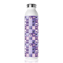 Load image into Gallery viewer, Halloween Pattern Water Bottle ,Slim Stainless Steel Flask, Spooky Accesories, Seasonal Gift, Eco-Friendly Drinkware