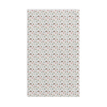 Load image into Gallery viewer, Tiny Floral Hedgehog Hand Towel | Delicate Botanical Print