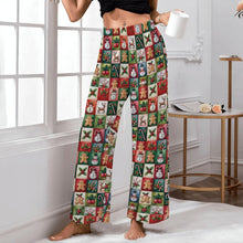 Load image into Gallery viewer, Women's Christmas Patchwork Lounge Pants