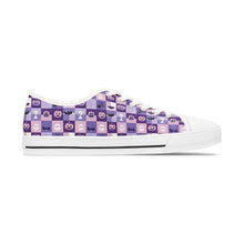 Load image into Gallery viewer, Women's Purple Halloween Pattern Sneakers