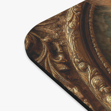 Load image into Gallery viewer, Victorian Squirrel Portrait Mouse Pad , Retro Animal Illustration, Gift for Christmas
