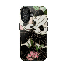 Load image into Gallery viewer, Stained Glass Panda Phone Case: 3D Wrap Protective Cover