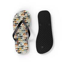 Load image into Gallery viewer, Cat Pattern Flip Flops