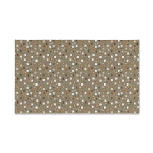 Load image into Gallery viewer, Woodland Animal Faces hand towel | neutral brown pattern, fox bear rabbit cats,Towel for Kids
