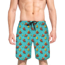 Load image into Gallery viewer, Clownfish & Rubber Duck Men's Swim Shorts