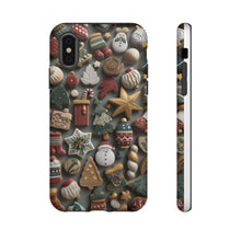 Load image into Gallery viewer, Christmas 3D Elements Tough Cases, iPhone Samsung Google Pixel Gift Cover, Protective Holiday Phone Accessories, Xmas Decorative Phone Case