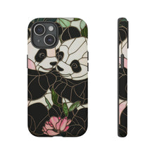 Load image into Gallery viewer, Stained Glass Panda Phone Case: 3D Wrap Protective Cover