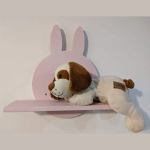 טען תמונה לגלריה, מדף מעוצב לחדר ילדים, מדף לחדר ילדים , מדף,מדפים מעוצבים לחדרי ילדים, פתרונות אחסון לחדר ילדים,מדף ארנב לחדר ילדים,שופולינו,מדפים יפים