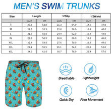 Load image into Gallery viewer, Clownfish &amp; Rubber Duck Men's Swim Shorts
