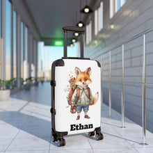 Load image into Gallery viewer, Fox Design Small Suitcase: Animal Print Carry-On
