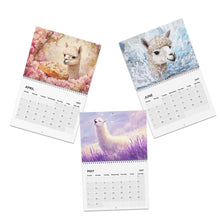 Load image into Gallery viewer, Alpaca Calendar 2027, Cute Alpaca Wall Calendar, Alpaca Lover Gift, Funny Animal Art
