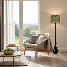 Load image into Gallery viewer, Scandinavian Owl Floor Lamp, Sage Green Nursery Lamp, Cozy Reading Corner Light
