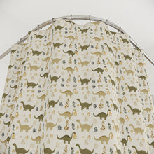 Load image into Gallery viewer, Dinosaur Pattern Shower Curtain - Jurassic Bathroom Decor
