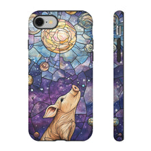 Load image into Gallery viewer, Pig Phone Case: Stained Glass Design, Animal Lover Gift
