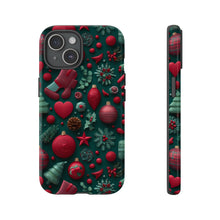 Load image into Gallery viewer, 3D Christmas Ornament Tough Case – Holiday Phone Cover
