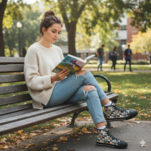 Load image into Gallery viewer, Colorful Cat High Top Sneakers

