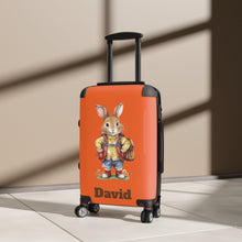 Load image into Gallery viewer, Rabbit Design Kids Suitcase: Personalized Animal Print Travel Luggage
