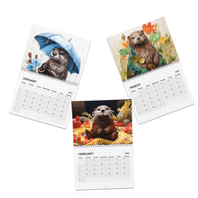 Load image into Gallery viewer, Otter Calendar 2027, Funny Otter Wall Calendar, Cute Otter Calendar, Otter Lover Gift, Wildlife Calendar, Cute Animal Gift
