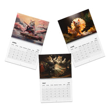 Load image into Gallery viewer, Cat Calendar 2027, Funny Cat Wall Calendar, Cute Cat Art, Cat Lover Gift
