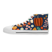Load image into Gallery viewer, Autumn Leaf Print High Top Sneakers: Women's Fall Fashion
