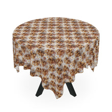 Load image into Gallery viewer, Christmas Tablecloth – 3D Teddy Bear Gingerbread Design
