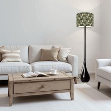 Load image into Gallery viewer, Scandinavian Owl Floor Lamp, Sage Green Nursery Lamp, Cozy Reading Corner Light
